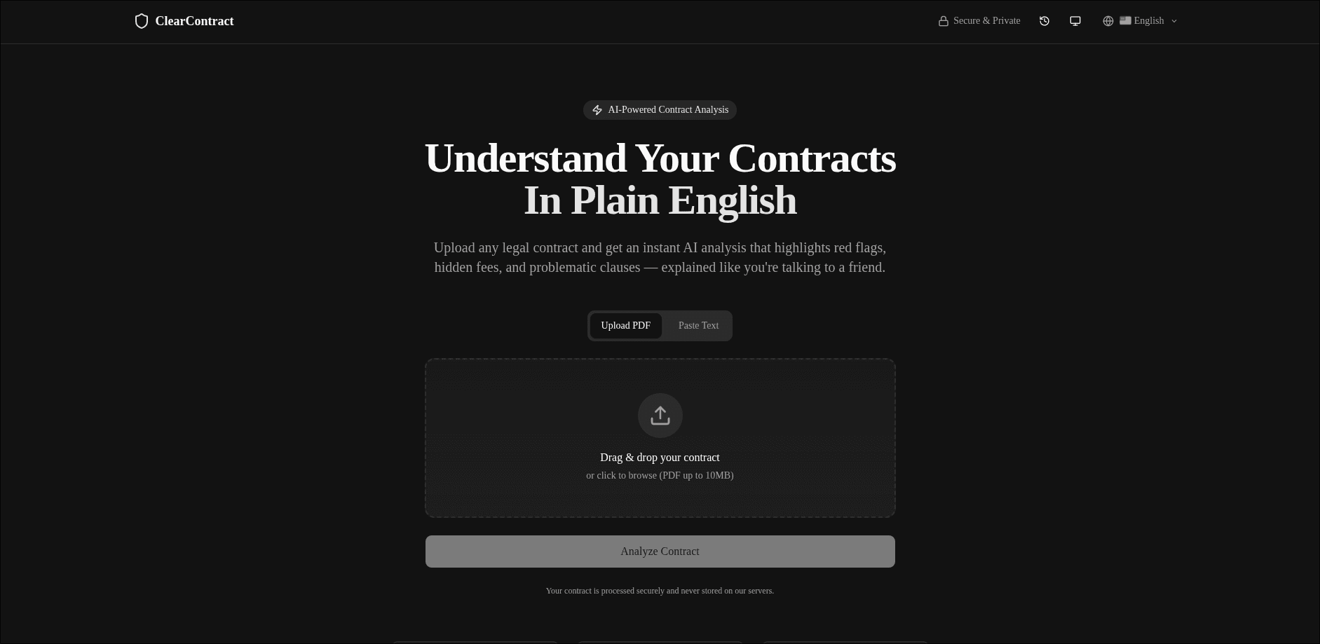 ClearContract - Full-Stack Developer
